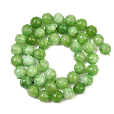 Natural Dyed White Jade Beads Strands GG-CBAEB22-B01-8mm-14-1