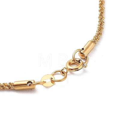 304 Stainless Steel Chain Necklaces NJEW-Q335-14G-1