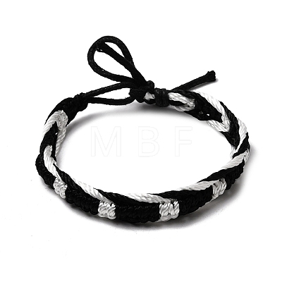 Adjustable Cotton Cord Braided Friendship Bracelets FB-CBA27E8-01A-1