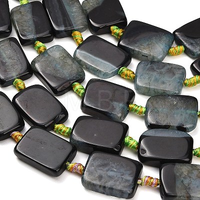 Natural Agate Beads Strands G-A321-A01-01B-1