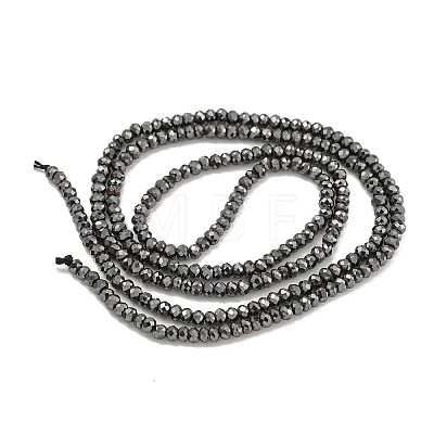 Electroplated Synthetic Non-Magnetic Hematite Beads Strands G-C136-K01-03-1
