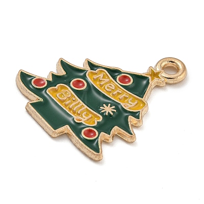 Christmas Theme Alloy Enamel Pendants ENAM-Z019-01H-1