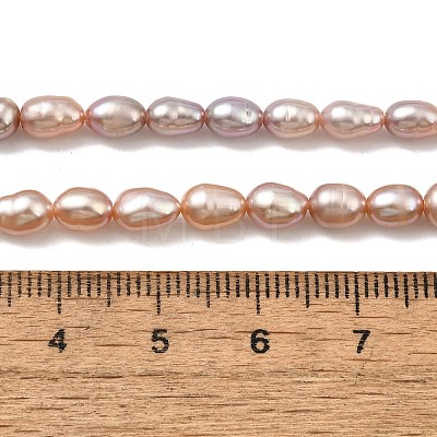 Natural Cultured Freshwater Pearl Beads Strands PEAR-I007-01P-04B-1