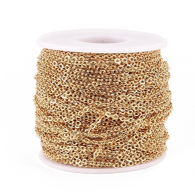 304 Stainless Steel Cable Chains CHS-R002-0.6mm-G-1