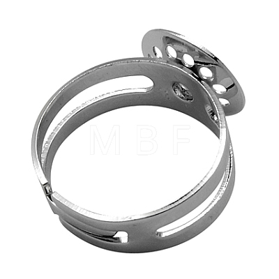 Brass Ring Components X-KK-C1297-1