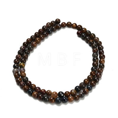 Natural Pietersite Beads Strands G-L642-B16-4mm-1