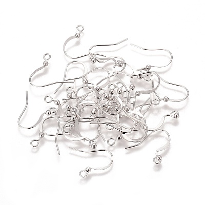 Brass French Earring Hooks LS-KK-Q369-P-1