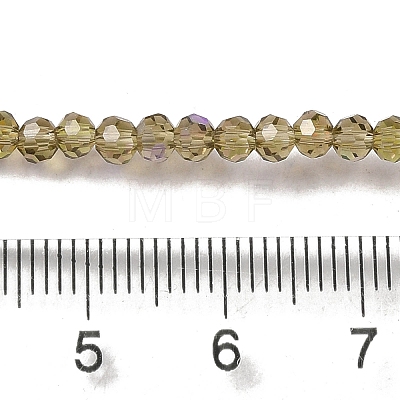 Electroplate Transparent Glass Beads Strands LS-EGLA-A035-T3mm-L16-1