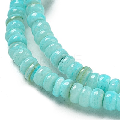 Dyed Natural Freshwater Shell Beads Strands BSHE-G039-07C-1