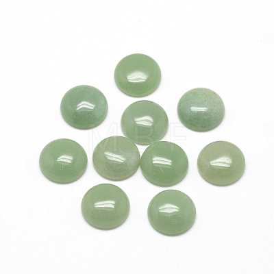 Natural Green Aventurine Cabochons G-R416-12mm-43-1
