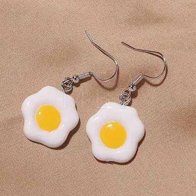 Resin Food Model Dangle Earrings PW-WG49B9C-01-1