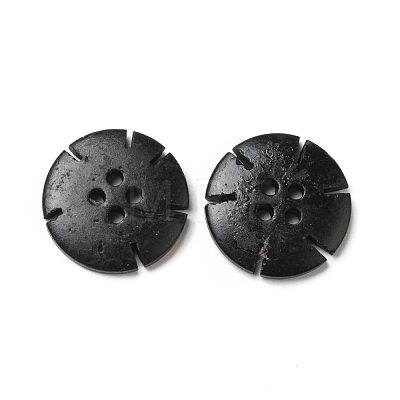 4-Hole Dyed Natural Coconut Buttons COCB-G002-04-1
