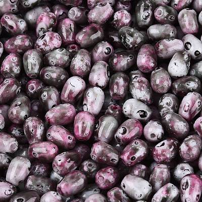 Picasso Glass Seed Beads SEED-N012-10M-1