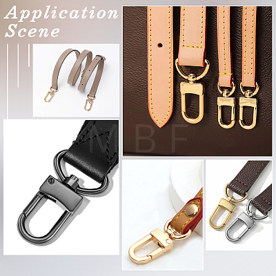 4Pcs Zinc Alloy Swivel Lobster Claw Clasps FIND-SP0005-65B-1