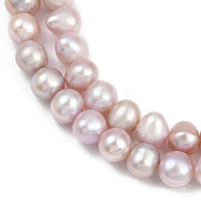 Natural Cultured Freshwater Pearl Beads Strands PEAR-I007-07X-03E-1