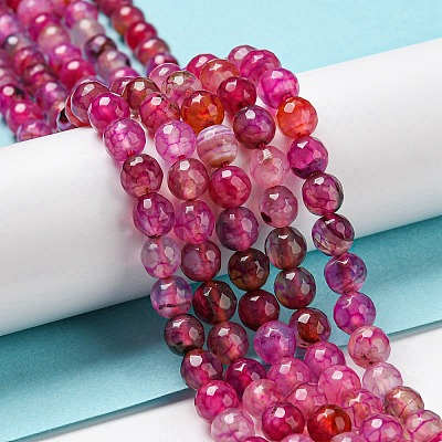 Natural Agate Beads Strands G-C082-A01-09-1