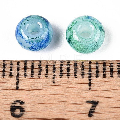 3/0 Baking Paint Glass Beads GLAA-G118-02D-1
