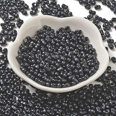 Baking Paint Glass Seed Beads SEED-K009-01A-02-1