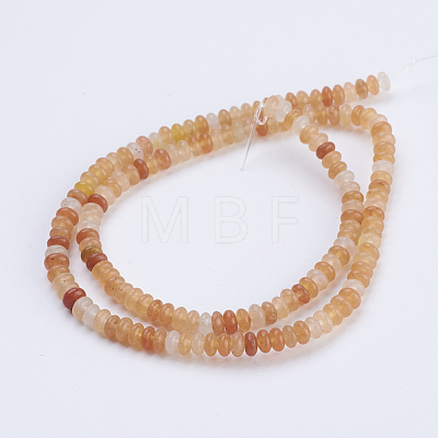 Natural & Synthetic Mixed Stone Beads Strands G-P354-M-4x2mm-1