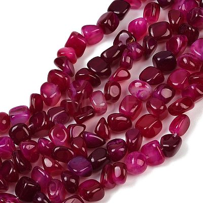 Natural Agate Beads Strands G-H295-B01-11-1
