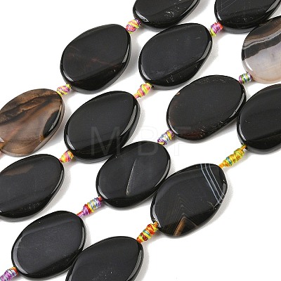 Natural Agate Bead Strands G-P192-16-1