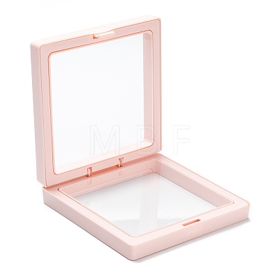 Square Transparent PE Thin Film Suspension Jewelry Display Box CON-D009-01A-04-1