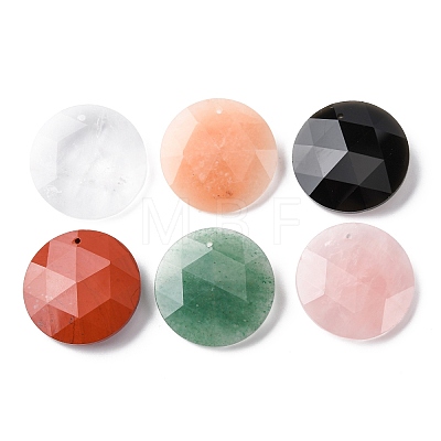Natural Mixed Gemstone Pendants G-H331-01-1