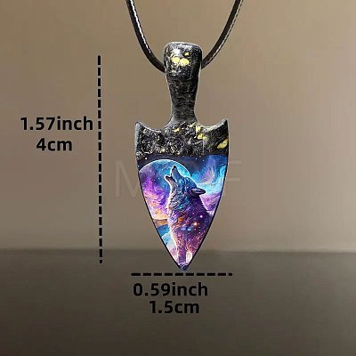 Alloy Pendant Necklace PW-WG3C1E4-01-1