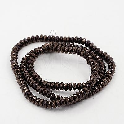 Non-magnetic Synthetic Hematite Beads Strands G-K037-05-1