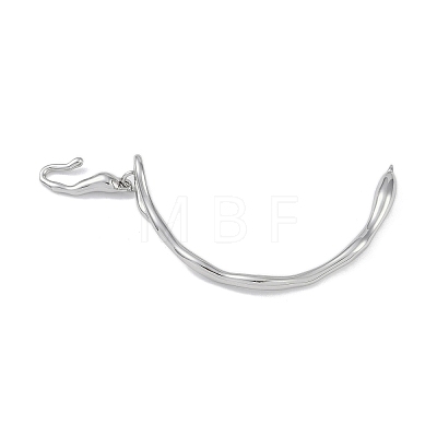 Brass Toggle Clasps KK-U020-08P-1