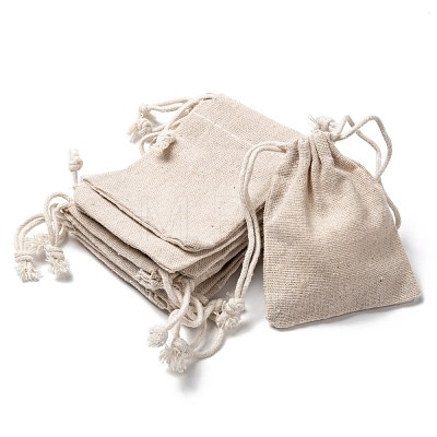 Cotton Packing Pouches Drawstring Bags X-ABAG-R011-8x10-1