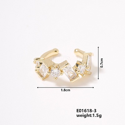 Fashionable European and American style zircon earrings for women MT8836-3-1