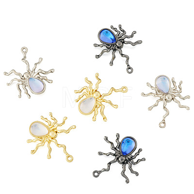 18Pcs 3 Colors Halloween Rack Plating Alloy Pendants FIND-TA0002-05-1