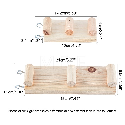 Wooden Hamster Stairs DIY-GA0001-61-1
