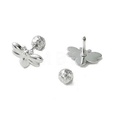 304 Stainless Steel Ear Studs EJEW-Q801-10P-1