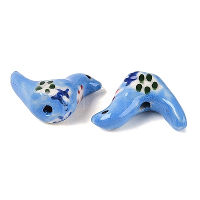 Handmade Porcelain Beads PORC-N013-07D-1
