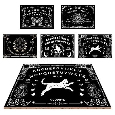 Pendulum Dowsing Divination Board Set DJEW-WH0324-072-1