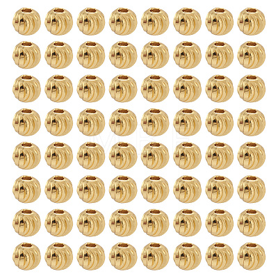 Brass Beads X1-KK-G312-01G-6mm-G-1