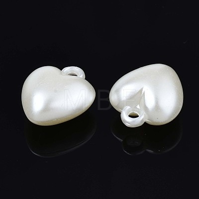Acrylic Imitation Pearl Pendants X-OACR-N134-006-1