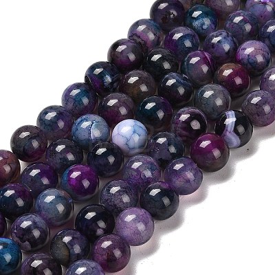 Natural Agate Beads Strands G-B079-A04-03A-1