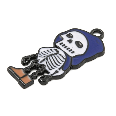 Halloween Alloy Enamel Pendants ENAM-M220-02D-B-1