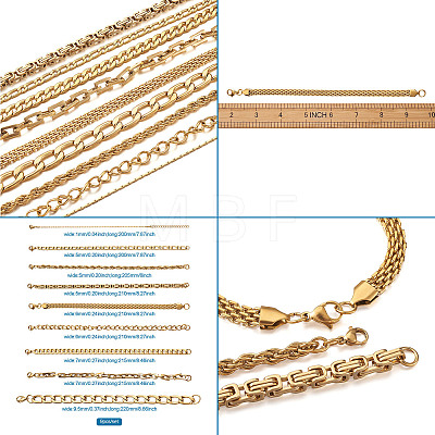 304 Stainless Steel Chain Bracelets STAS-TA0004-58-1