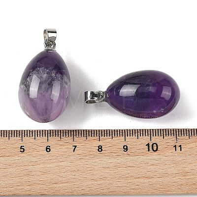 Natural Amethyst Pendants GG-K002-08A-18-1
