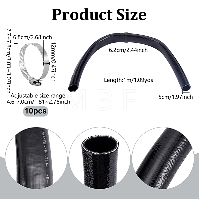 1M Hollow Round PVC Cords OCOR-GA0002-91B-1