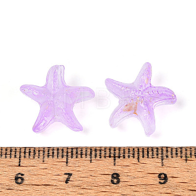 Frosted Glass Beads FGLA-T005-01F-1