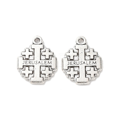 Tibetan Style Alloy Pendants FIND-G105-01AS-1
