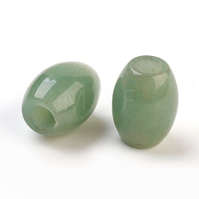 Natural Green Aventurine European Beads X-G-F580-A05-1