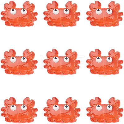 10Pcs Glass Enamel Beads LAMP-PA0001-44A-1