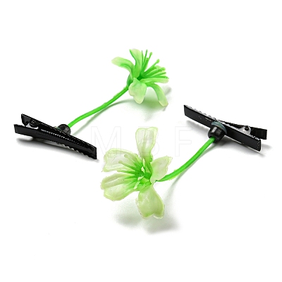 (Defective Closeout Sale: Clip Scratches) Bean Sprout Plastic Alligator Hair Clips PHAR-XCP0001-23-1
