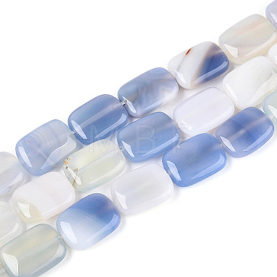 Natural Agate Beads Strands G-N356-03A-08-1